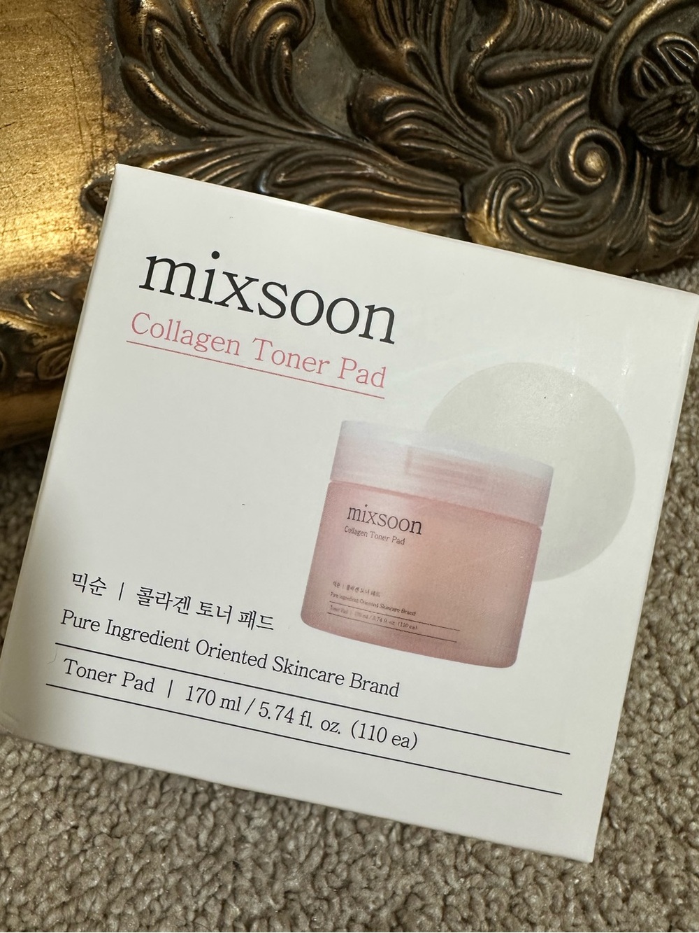 New In Box Mixsoon Collagen Toner Pads - 110 Count $26 K Beauty Korean